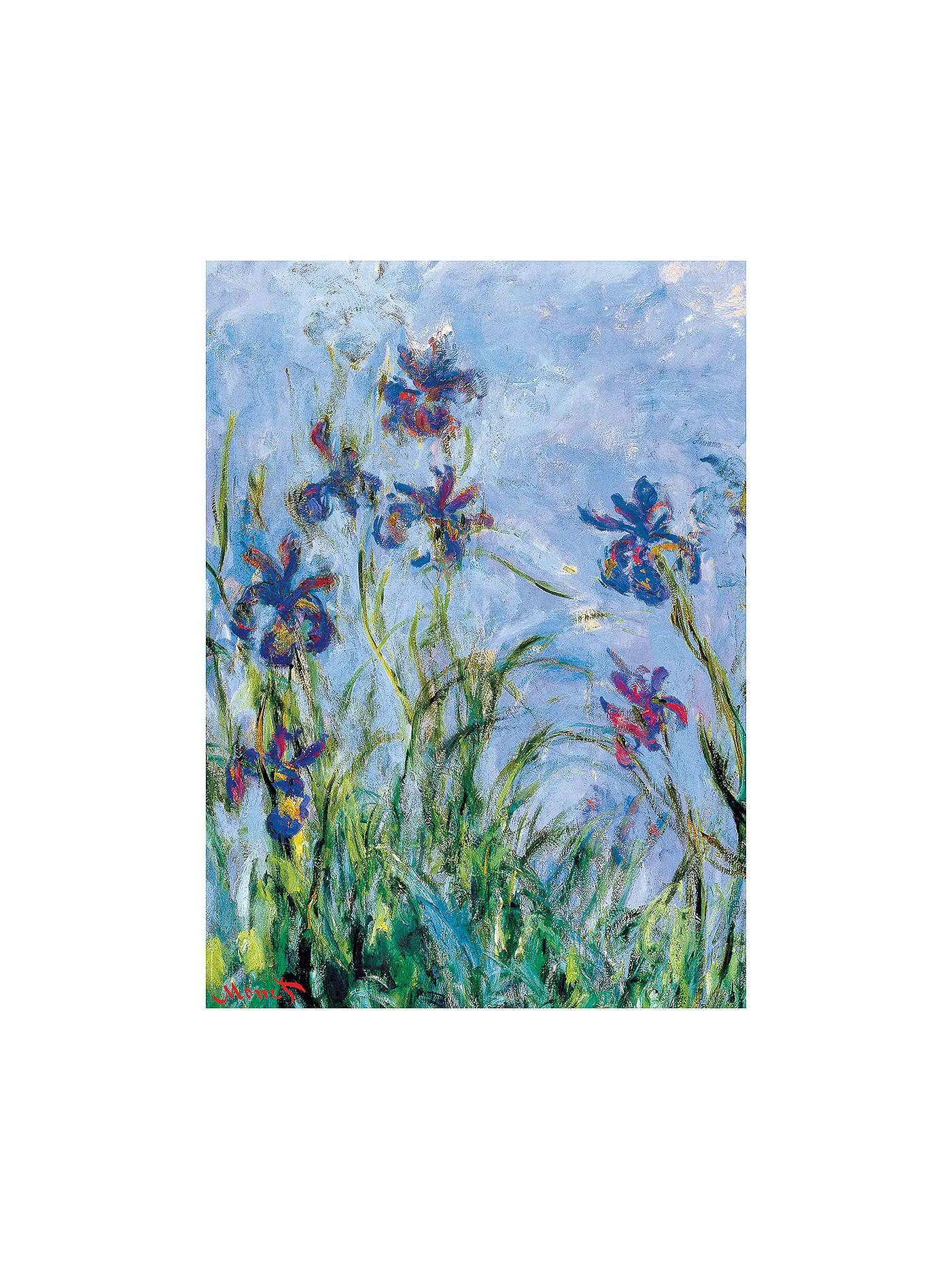 EUROGRAPHICS | Puzzle - Irises by Monet (1000 Teile) | 